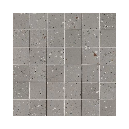 Мозаика FAP Ceramiche Milano Mood Gocce Nebbia Macromosaico Satin полуматовая серая FQHN 30х30 см