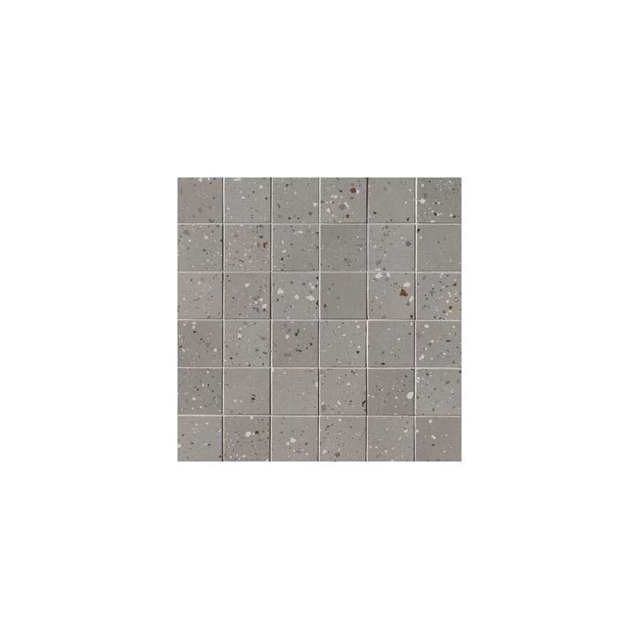 Мозаика FAP Ceramiche Milano Mood Gocce Nebbia Macromosaico Satin полуматовая серая FQHN 30х30 см
