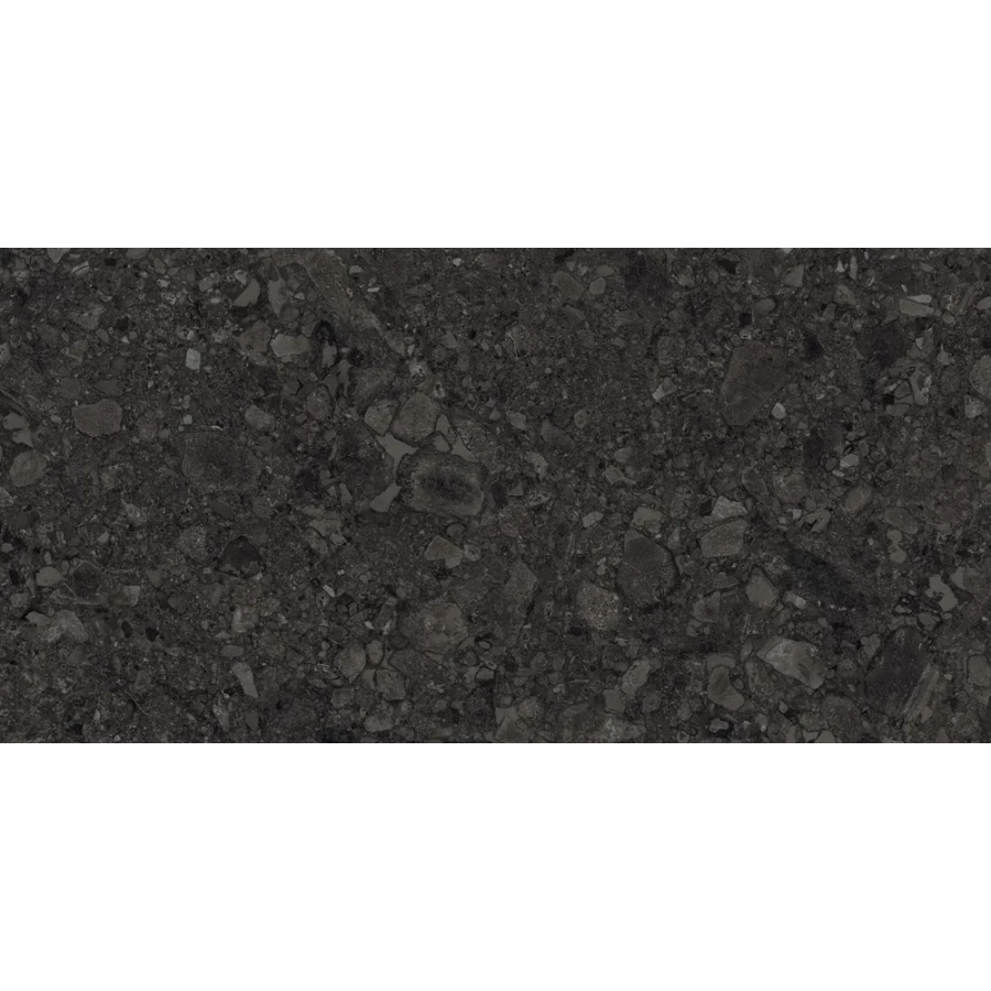 Керамогранит Duna Ceppo Di Nero GHR карвинг черный RP-238601 120х60 см