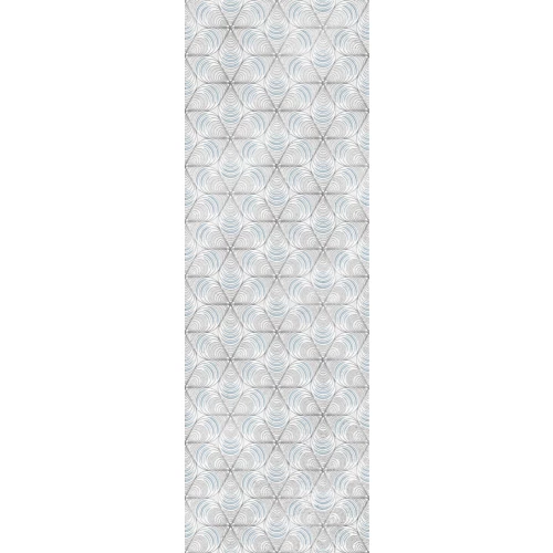 Плитка керамическая Ibero Луне Децор Ице / Lune Decor Ice матовая голубая R0002500 90х30 см