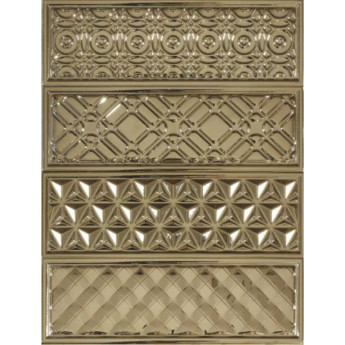 Декор Heralgi Garden Dec Geometry PVD Oro HRL000018 30х10 см