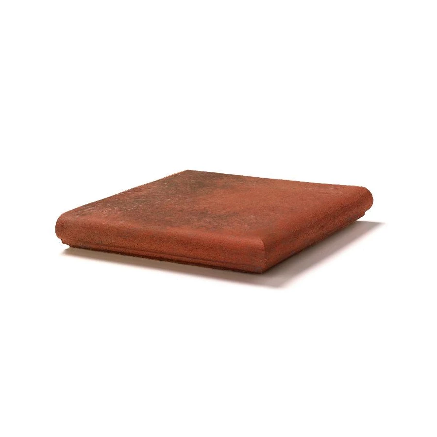 Клинкерная плитка Gres de Aragon Antic Esquina Redonda Marrón матовая коричневая 902906 33х33 см