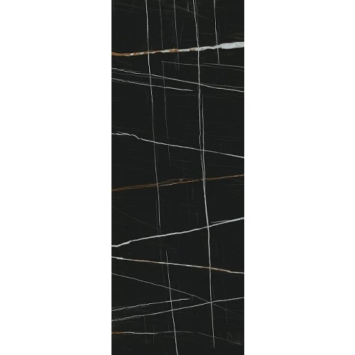 Керамогранит Kerama Marazzi Сахара Блэк полуглянцевый черный SG072902R 320х119,5 см