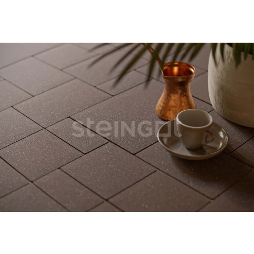 Тротуарная плитка Steingot Бавария 4182 темно-коричневая 60 мм