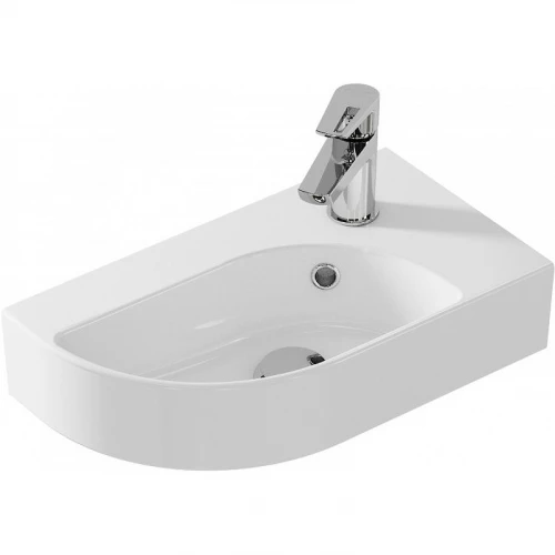 Раковина подвесная Cersanit Cameo 45 правая 1 отверстие S-UM-CAM45/1-w 45,5х25 см