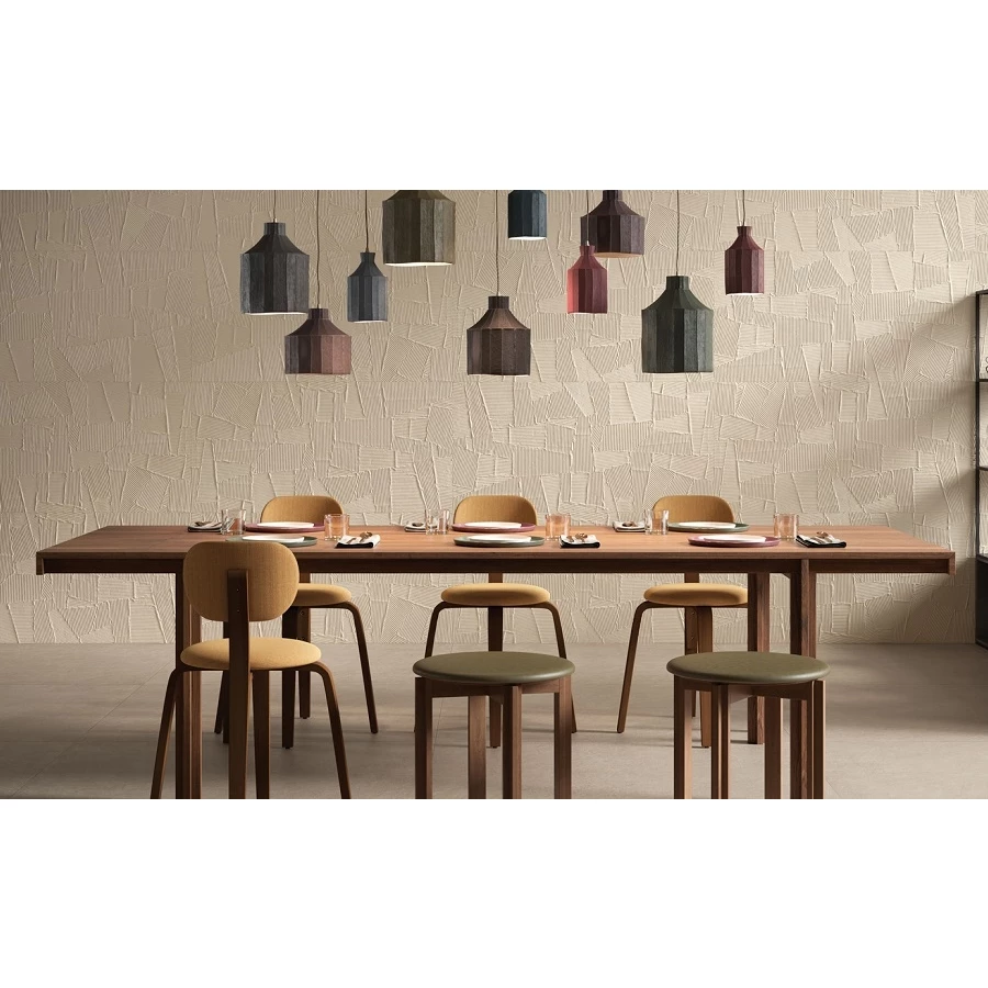 Плитка настенная Piemme Ceramiche Homey Paper Clay Sabbia матовая бежевая 06070 120х60 см