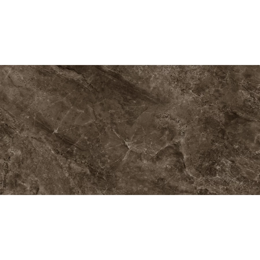 Керамогранит Eurotile Ceramica Carmina полированный коричневый 7930138705573 120x60 см