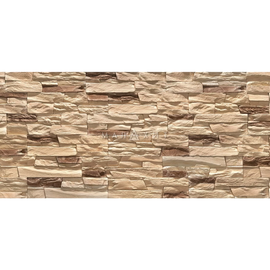 Искусственный камень Малахит Неаполь 04-33 37х10х2,5-1,5 см