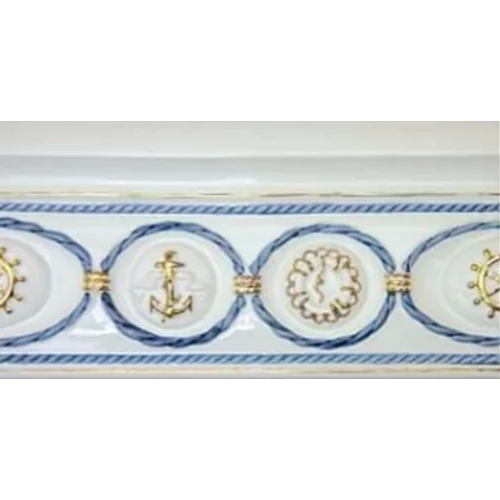 Бордюр Maritima Ceramics Rumbo Cenefa Deriva Aire СБ 051 30х15 см