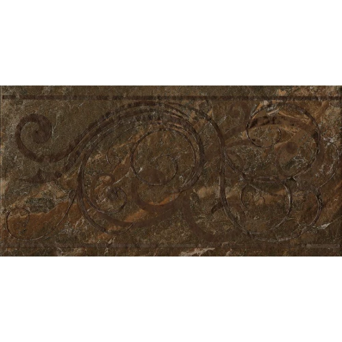 Керамогранит Cerdomus Dome Fascia Classic Charcoal матовый коричневый 58141 40х20 см