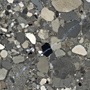 Керамогранит Primavera Arseno Nero carving CR106 60х60 см