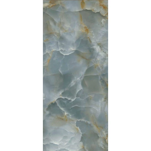 Керамогранит Fondovalle Onyx Blue Crystal Polished глянцевый синий INF3071 120х60 см