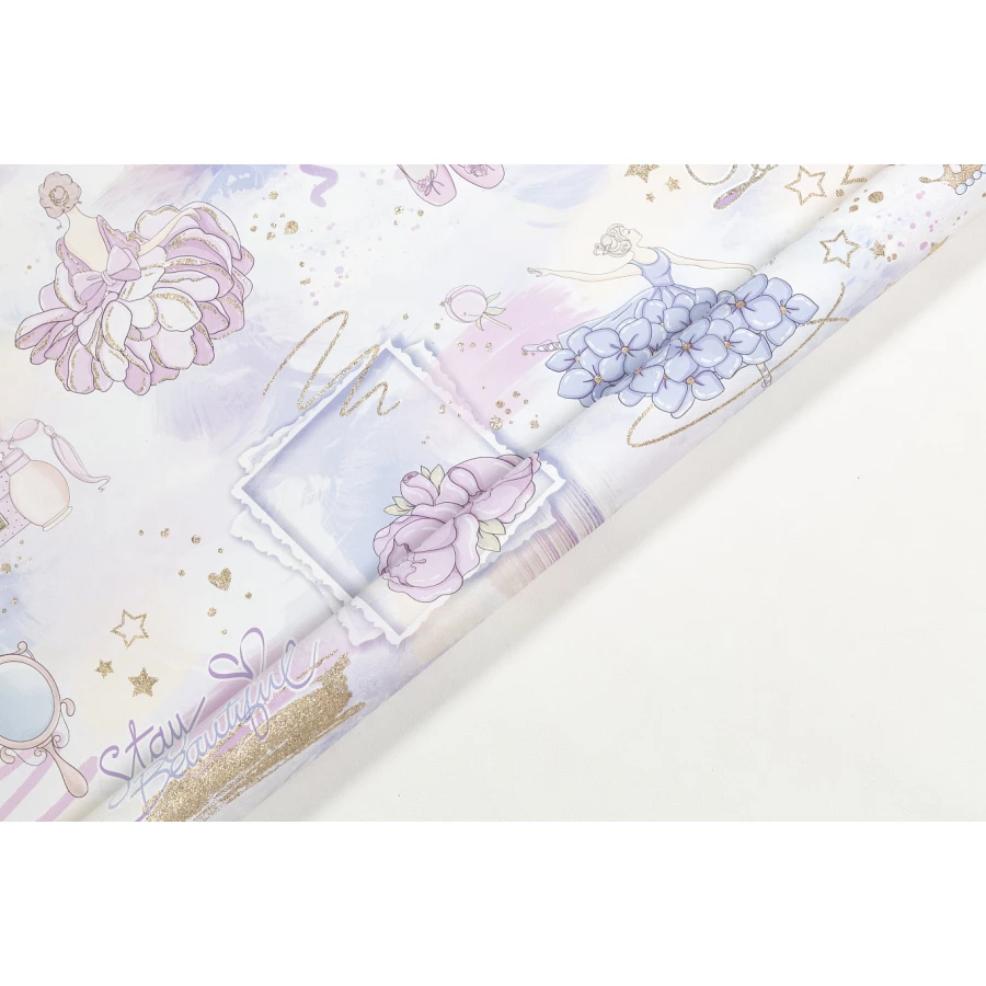 Обои флизелиновые Palitra Home HomeColor Ballet белые 715-21 1.06х10.05 м