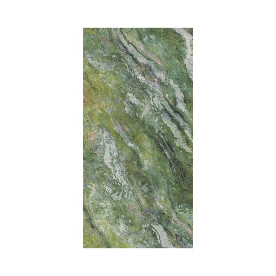 Керамогранит Ariostea Ultra Marmi Brilliant Green Lucidato Shiny 6 мм глянцевый зеленый UM6L300635 300х150 см