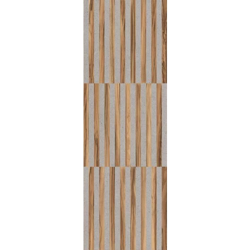 Плитка настенная Creto Chloe wood бежевый 30х90 см