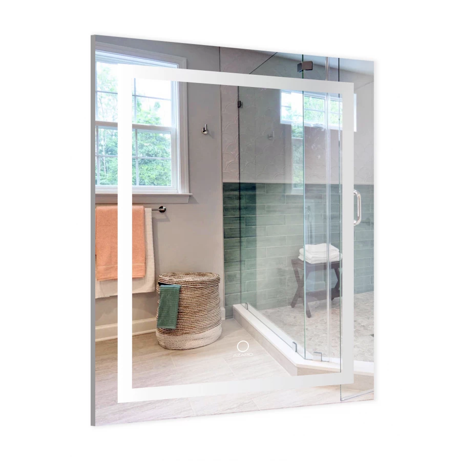 Зеркало Azario подсветка сенсорный выключатель с функцией диммера подогрев AZ-Z-046CS 60х80 см