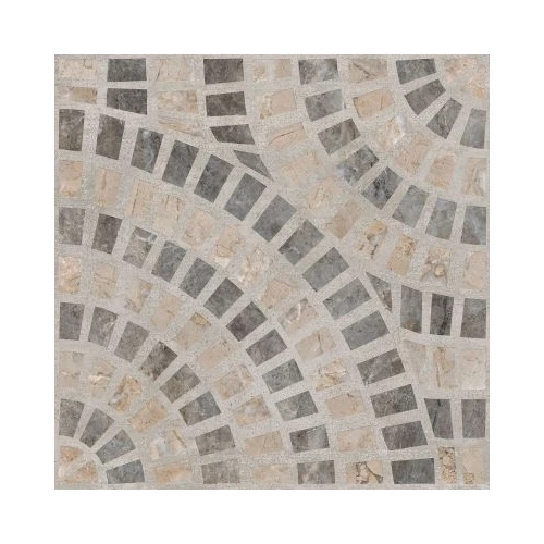 Декор Vitra Marble-Beton Круговой Темный Лаппато Ректификат 60х60 см