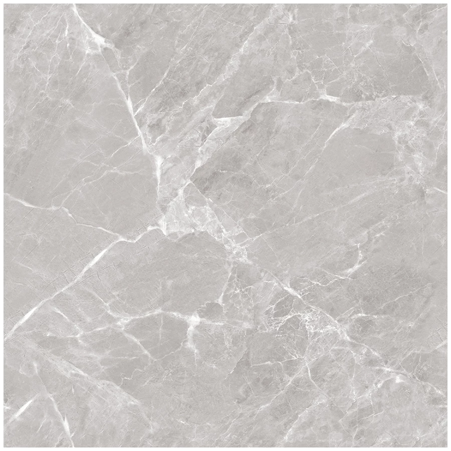 Керамогранит Ceradim Mramor Chic Silver серый Полированный 60х60 см