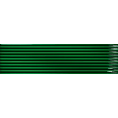 Плитка керамическая Amadis Страйпс Виcториа Cраcкле / Stripes Victoria Crackle глянцевая зеленая 8436552229484 26,1х6,5 см