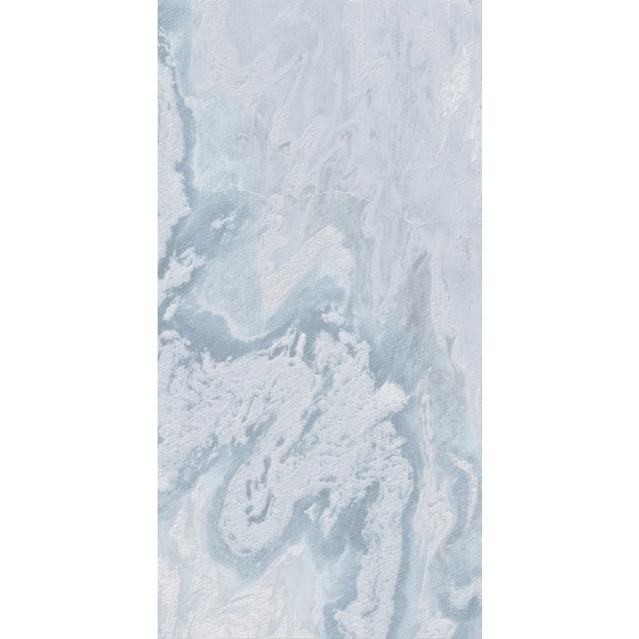 Керамогранит Creanza Ocean Aqua Shape+Glue Art 3D-глазурь матовый голубой SH1007-G 120х60 см