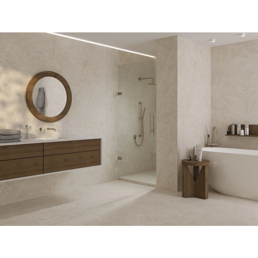 Керамогранит Staro Luna Rossa Arctic Crema Satin кремовый 81436984 120х60 см