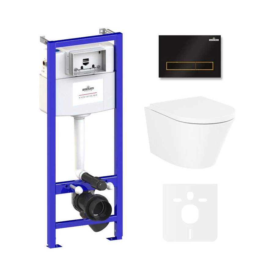 Унитаз Lavinia Boho Relfix Biore Compacto Rimless 75110146 (комплект 6 в 1)