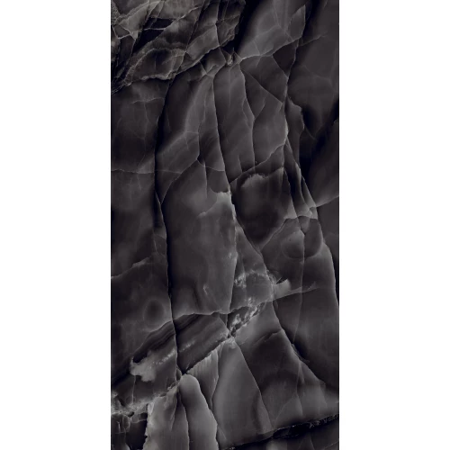 Керамогранит Arcadia Ceramica Onyx Black High Gloss чёрный HG2009-A 120х60 см