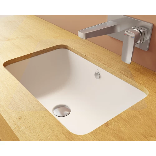 Раковина встраиваемая Vitra S20 снизу цвет белый 7475B003-0618 48 см