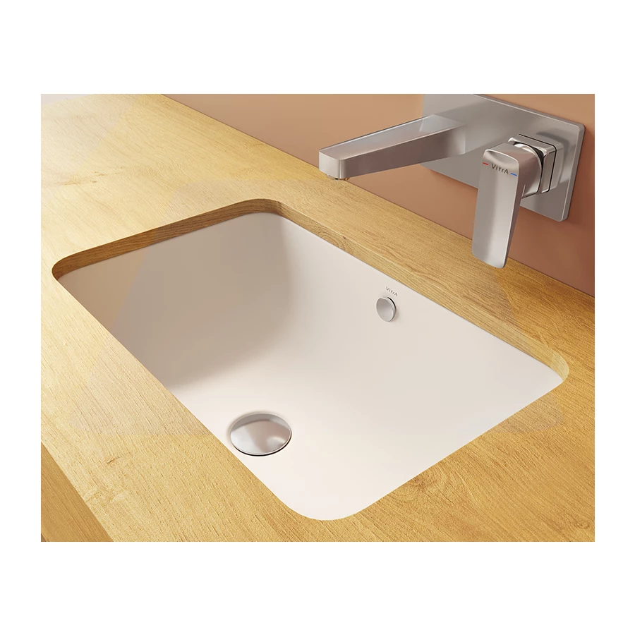 Раковина встраиваемая Vitra S20 снизу цвет белый 7475B003-0618 48 см