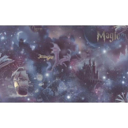 Обои флизелиновые Palitra Home Magic фиолетовые HC71744-46 1,06х10,05 м