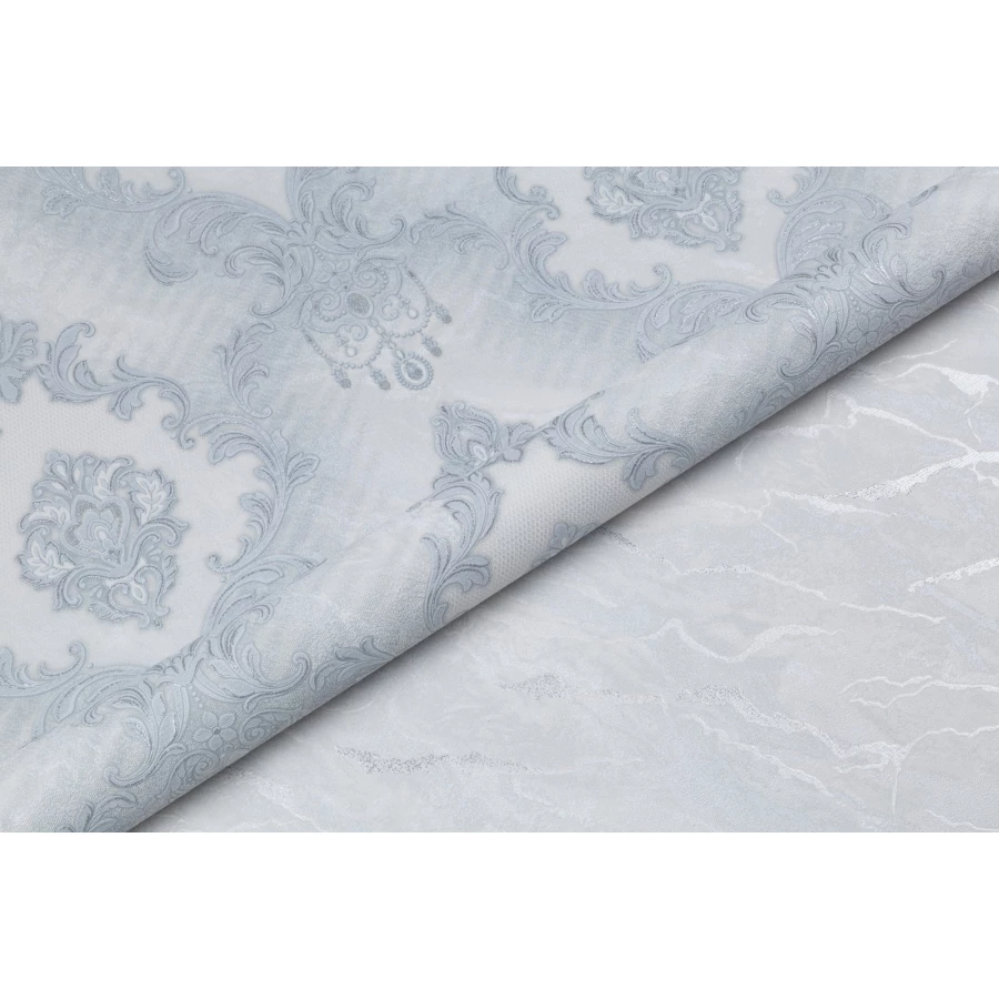 Обои флизелиновые Palitra Home Ornament HomeColor серые HC31216-14 1,06х10,05 м