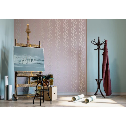 Обои флизелиновые Palitra Trend Fine Line белые TC71569-11 1,06х10,05 м