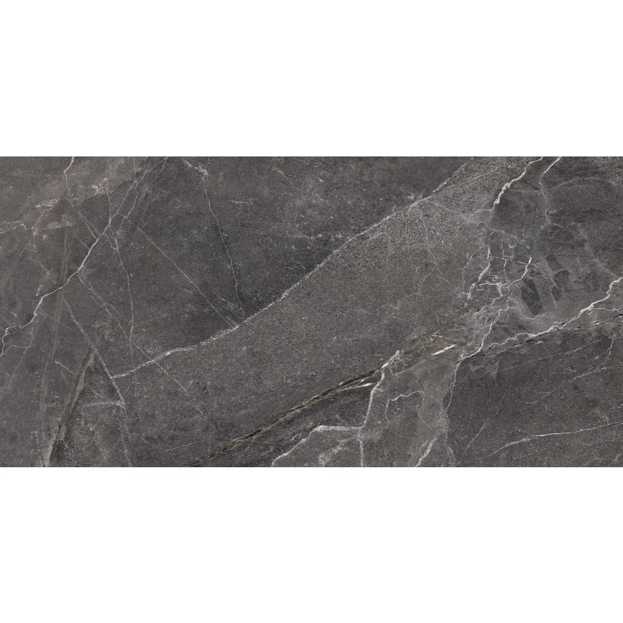 Керамогранит New Trend Karakum Dark лаппатированный карвинг чёрный D120258L 120х60 см