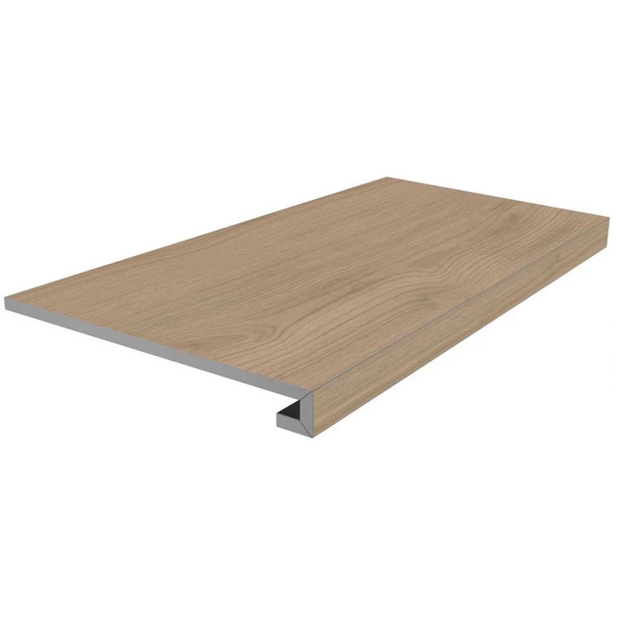 Ступень клееная из керамогранита Kerama Marazzi Альберони матовая бежевая SG643620R/GCF 60х33 см