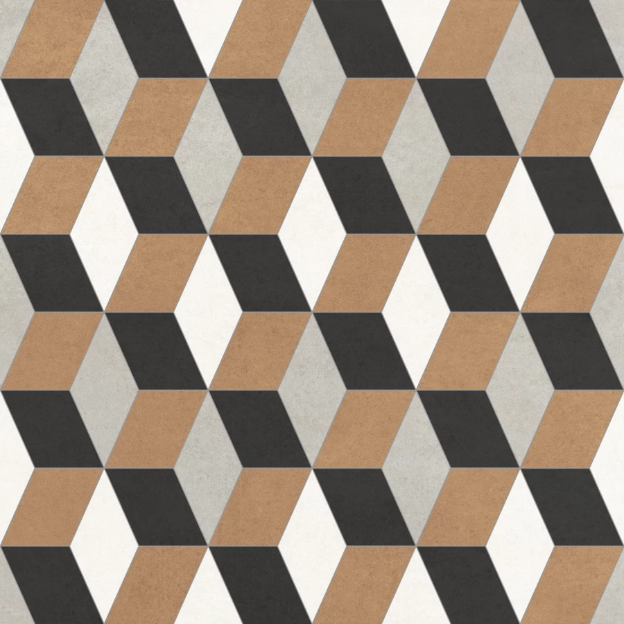 Керамогранит New Trend Design Art Mix 1 матовый многоцветный GP2020DMX31 20х20 см