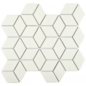 Мозаика Bonaparte Керамогранитная мозаика Medina white 48х48 белая 30,6х26,45 см