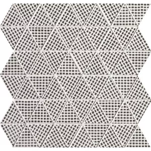 Мозаика Fap Ceramiche Pat Deco Black Triangolo Mosaico fOEG 30,5x30,5