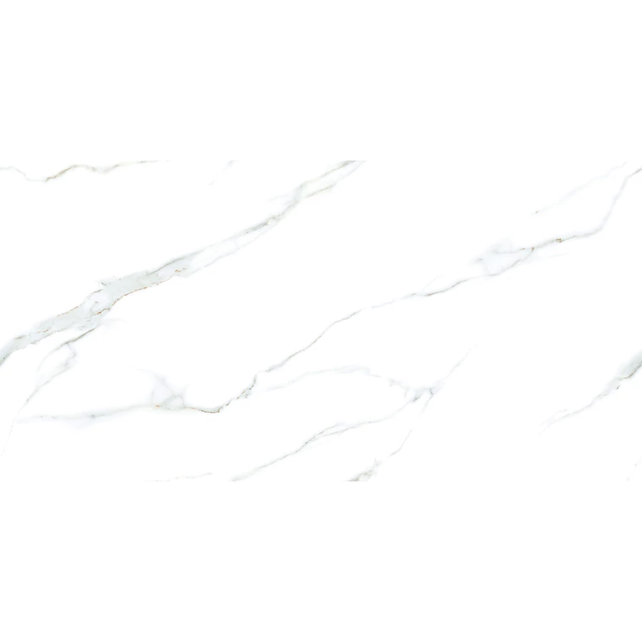 Керамогранит lamore Ceramic Gloss 60х120 Nicol Statuario глянцевый белый 60/120-041 120х60 см