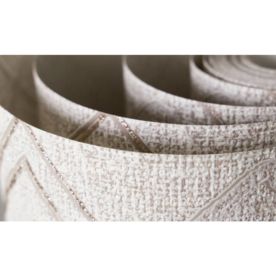 Обои виниловые Аспект Чарли бежевые 10122-28 0,53х10,05 м