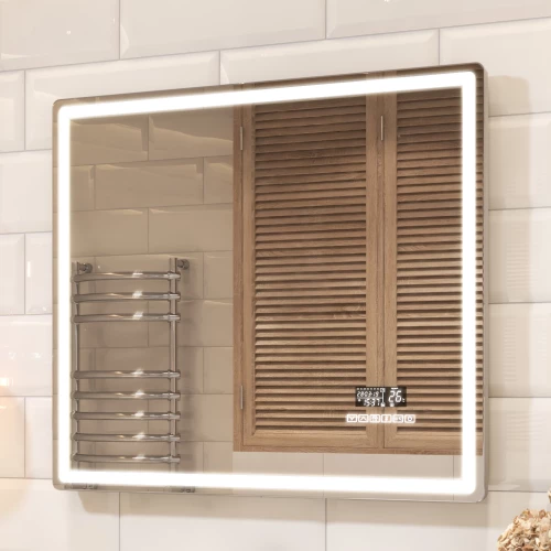 Зеркало Vigo Geometry Media voice 800 048 79.4x70 см