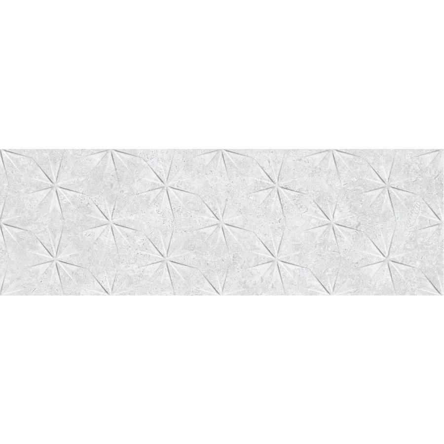 Плитка Saloni Markthal Graphic Light матовая белая 90x30 см