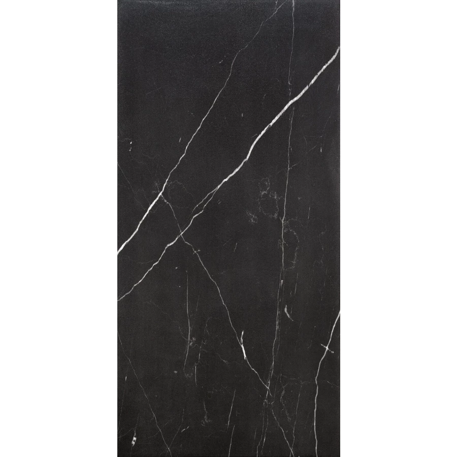 Керамогранит Goldis Tile Black Burn Semi Polished полуглянцевый черный AORB QAOA 120х60 см