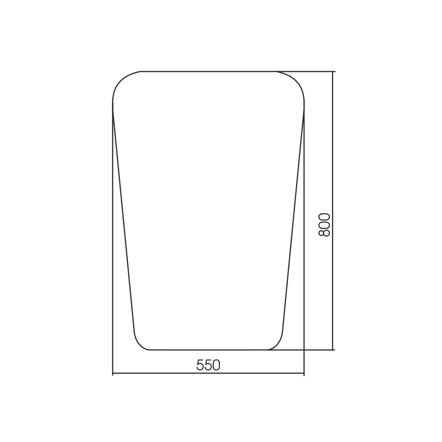 Зеркало Silver Mirrors Фокстрот ФР-00002382 55x80 см