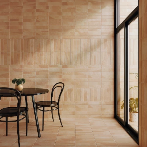 Керамогранит DNA Mediterraneo Tierra матовый песочный 28х7 см