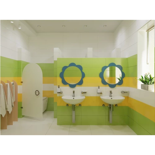 Плитка настенная Azori Палитра Желтый 00-00001905 50,5х20,1 см