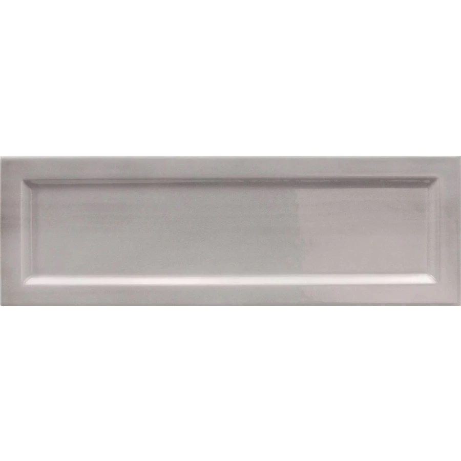 Настенная керамическая плитка Equipe Island Frame Silver глазурованный глянцевый 31205 20х6,5 см