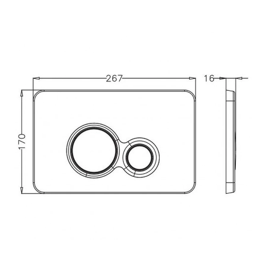 Инсталляция Bettoserb Sava Fix Slim в комплекте клавиша смыва черный матовый SET40006459