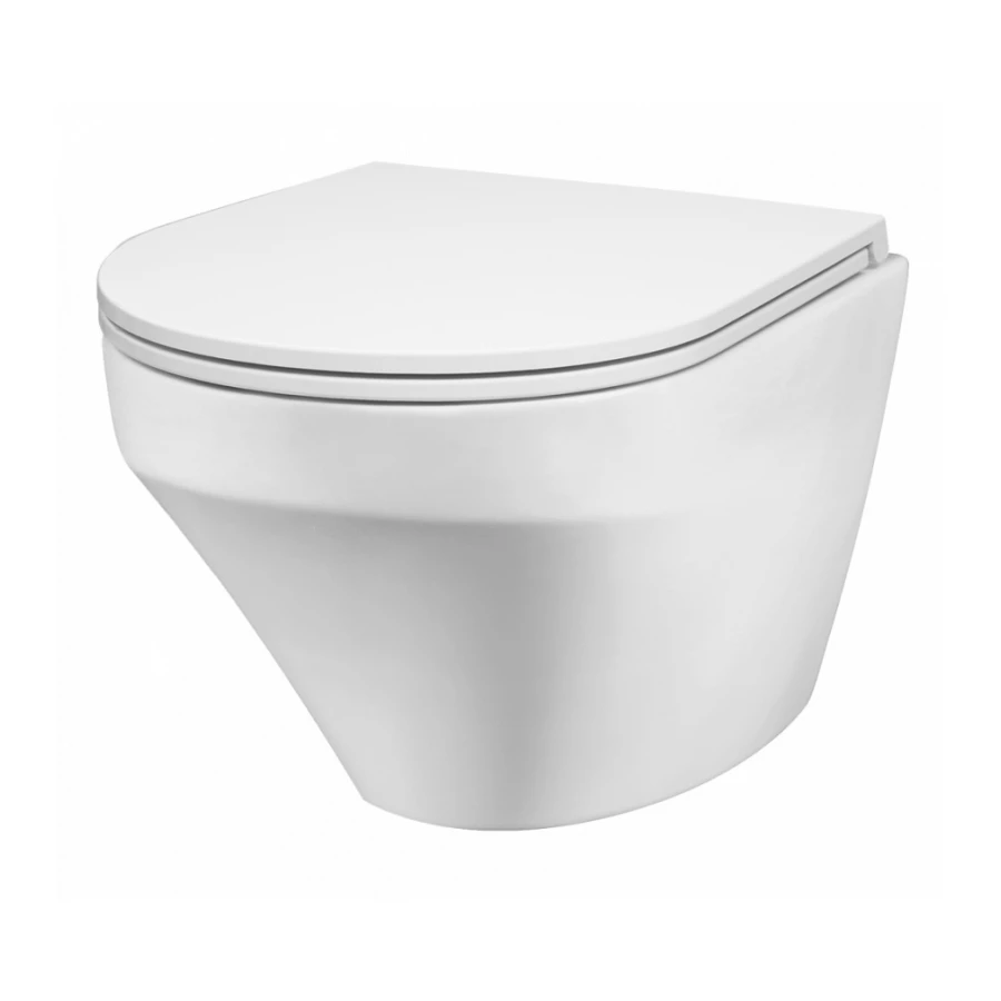 Сиденье для унитаза с микролифтом Am Pm Inspire быстросъемное C507853WH