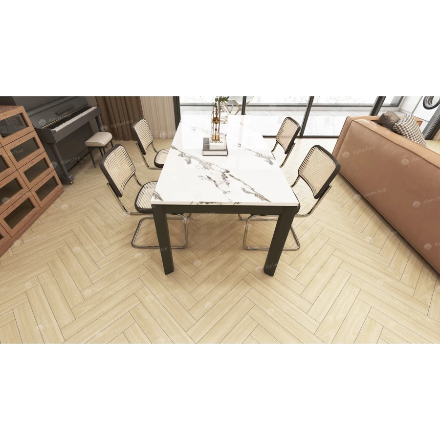 Ламинат Alpine Floor Herringbone 12 Дуб Тоскана LF105-05 34 класс 12 мм 1,32 кв.м.