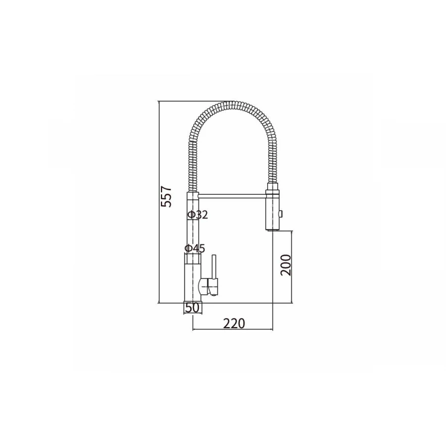 Смеситель для кухни Fashun A54111-7